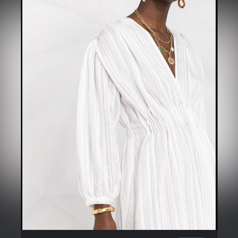 SANDRO Rome Striped Dress Sz M